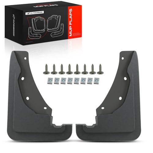 Image of A-Premium Set of 2PCS Mud Flaps Splash Guards Mudflaps Mudguards with Hardware Kits Compatible with Ford Bronco Sport 2021 2022 2023 2024, Without Fender Flares, Front Driver and Passenger Side | Compatible with Ford Bronco Sport 2021-2024, Without Fender Flares, Set of 2 Front Side