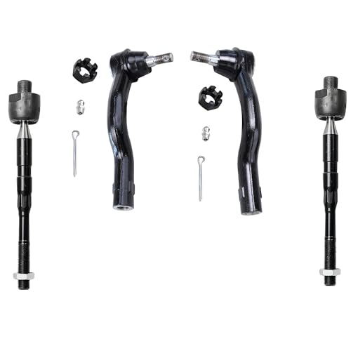 Image of Detroit Axle - Front End 12pc Suspension Kit for Nissan Titan Armada | INFINITI QX56 QX80, 2 Upper Control Arms w /Ball Joints 2 Lower Ball Joints 4 Inner Outer Tie Rods 2 Sway Bars 2 Boots