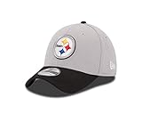 NFL Pittsburgh Steelers 2015 Gray Training Camp 39Thirty Stretch Fit Cap, Large/X-Large, Gray