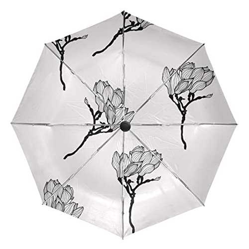 Parapluie Art Abstrait avec toile double fonction imperméable et anti-UV pour femme