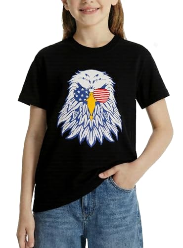 Image of Ainuno Boys Girls Shirts Funny Summer Short Sleeve Shirt Crewneck Graphic Tees