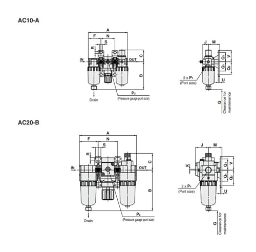 Filtre à air combiné pour éliminer l'eau et lubrifier vos outils - 5