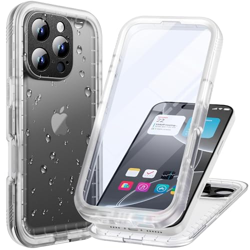 Cozycase for iPhone 16 Pro Max Case Waterproof - 360 Heavy Duty with Screen/Camera Protector Shockproof IP68 Underwater Dustproof Water Dust Shock Proof Full Body/Front and Back Case Frosted