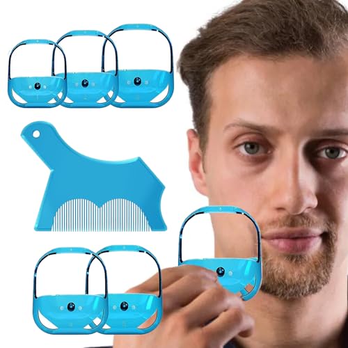 Modello Per Strumento Per Modellare La Barba Da Uomo, Modello Per Modellare La Barba, Strumento Per Modellare La Barba In Plastica Modello Per - Foto 12