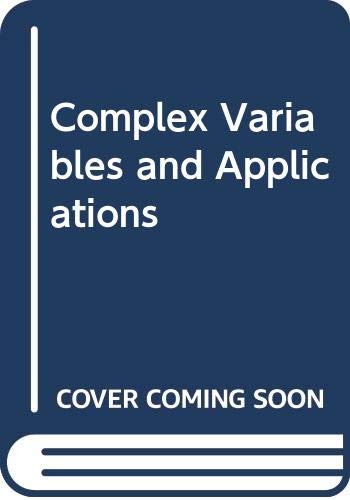 Complex Variables and Applications 2nd Ed 0070854157 Book Cover