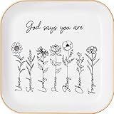 LITTLEBIGGER Schmucktablett aus Keramik mit Bibelversen, religiöse Geschenke für Frauen, inspirierende Geschenke für Frauen, christliches Geschenk für Frauen, Schwestergeschenke, christliche Geschenke