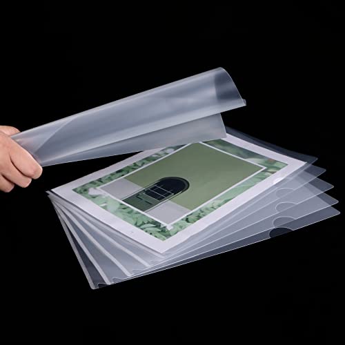 Eoout 45Pcs Plastic Folders, Clear Folders Project Pockets For A4, Document Folders For School And Office Supplies, Transparent Plastic Document Folders #TOP3