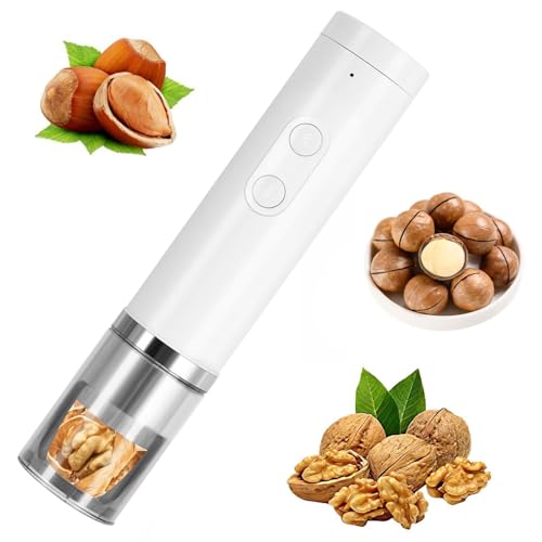 Cascanueces eléctrico con protección antisalpicaduras 360 grados para frutos secos