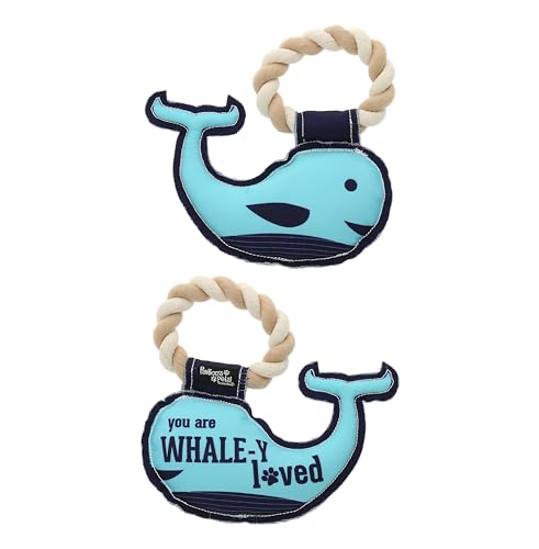 Pavilion - Whale-y Loved - 20.3 cm Whale Beach Seaside Ocean Puppy Dog Toy [vnht K-9 t@[[RpjI v[g