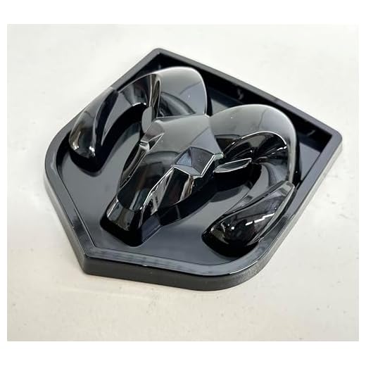 2006-18 RAM Tailgate Emblem, Black Finish