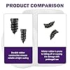 VKQTS 100PCS Car Tire Plug Kit,Practical Tire Screw Plug Repair Kit with Screwdriver/Tires Repair Rubber Nail for Quick Repairs,Essential Car Accessories Tires Repairs Screws #4