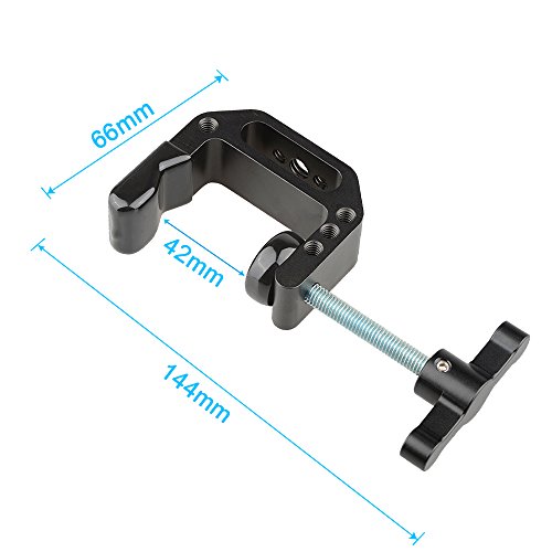 Image of CAMVATE C Clamp with 1 /4 and 3 /8 Thread Hole for Camera Monitor