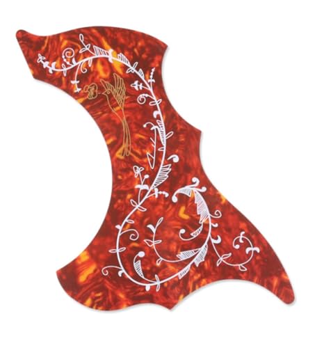 コースティックギターピックガード汎用 フォークギターピックガード 4041インチ ストラミングピックガード アンチスクラッチ(11)