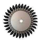 Pelton Turbine Kit – 32 Paddle Pelton Wheel with Aluminum Hub & HDPE Buckets, DIY Hydroelectric Generator Turbine for Water Power Projects