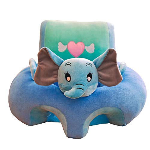 Duless Baby-Sofa Baby-Plüschsitz Sitzbezug Baby-Anti-Fall-Lernsitz Sitzbezug Abnehmbar Und Waschbar Damit Baby Lernen Kann Plüsch-Sitzbezug zu Sitzen Und zu Gehen Cover