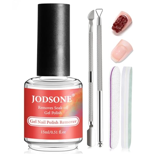 JODSONE 15ml Gel Nail Remover No Need Soaking or Wrapping for Quick And Easy Removal At Home with...