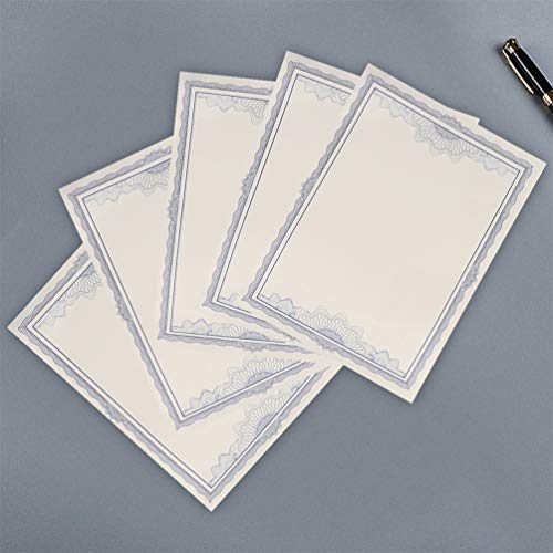 STOBOK 6Pcs Certificado Certificado Do Prêmio A4 Para Impressão de Papel Papel DIY Planície Em Branc