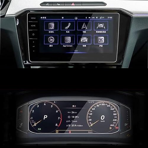 Verre Trempé de Qualité pour Écran de Navigation GPS 9,2 Pouces VW Arteon 2 Discover Pro