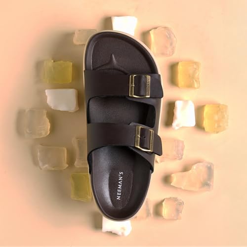 Image of Neeman's PureWhoosh Flow Sandals for Men | Double-Buckle Comfort | Lightweight, Flexible & Stylish Everyday Wear