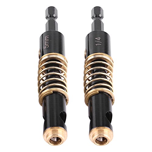 Agatige Self Centering Drill Bit, 1/4Inch Hex Shank Center Drill Bit Door Window Cabinet For Hinges(5Mm) #TOP3