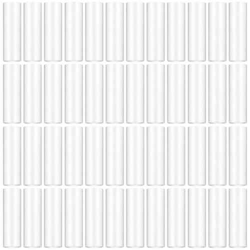 CREATCABIN 100 st värmekrympslangar för skosnören sko spetsändar spetsar transparent rep huvud tätning skosnöre reparation aglet tips ersättning plast krympslang för skokläder 0,23 x 1 tum