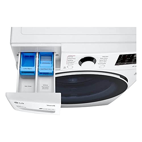 Lg Wm3600Hwa 4.5 Cu. Ft. Ultra Large Capacity Smart Wi-Fi Enabled Front Load Washer #TOP7