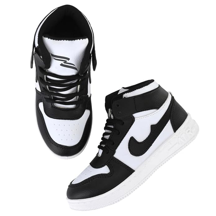 Image of HOOH Kids Unisex Sneakers for Boys and Girls from 5 Years to 12 Years (Size Chart in Images)
