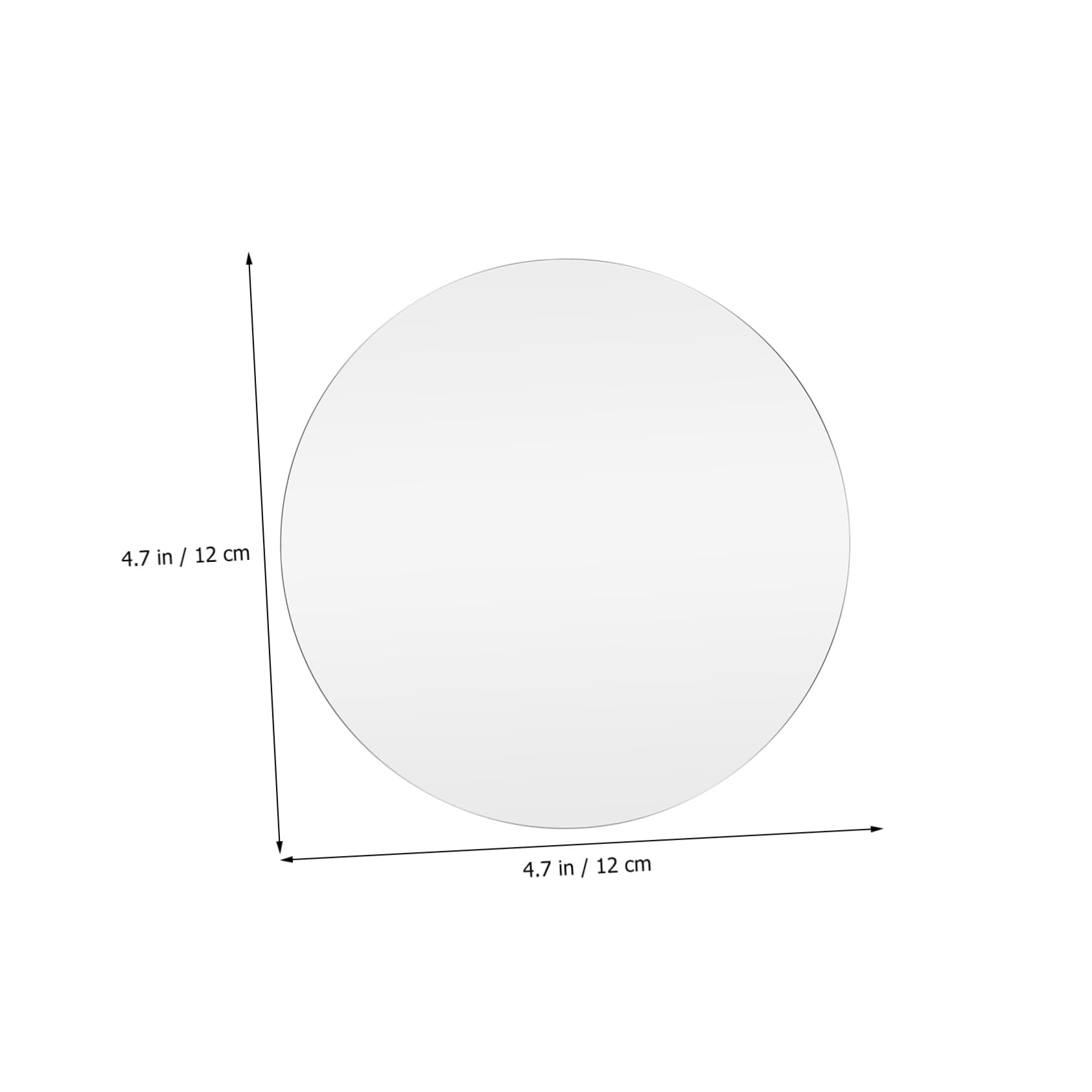 Dischi Pezzi Acrilici Trasparenti in e Rotondi Cm Acrilico 12 Multifunzionali 15 per Artigianato Esposizione, per Pittura e Modellismo