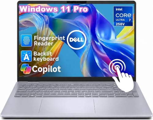 Dell 16 Plus �^�b�`�X�N���[���m�[�g�p�\�R�� Intel Core Ultra 7 258V 32GB DDR5 1TB SSD�B | Arc Graphics 2K (1920x1200) 300 Nits �f�B�X�v���C �o�b�N���C�g KB 