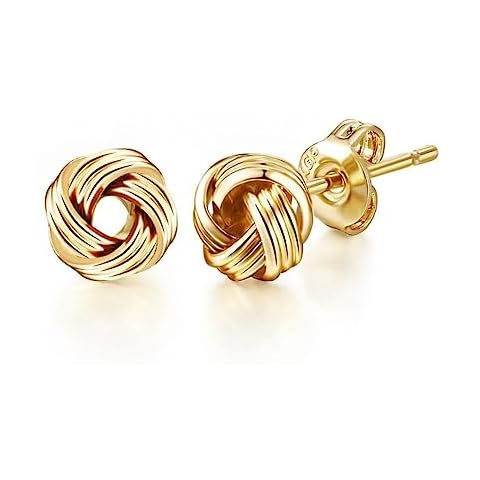 Philip Jones Gold Plated Love Knot Earrings Cover