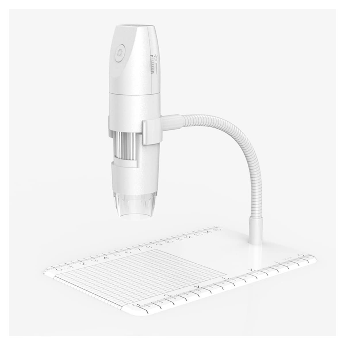 Mikroskop 1000x - mikroskop LED podświetlany 1080p elektroniczny inspekcja cyfrowa mikroskopu (Bianco)