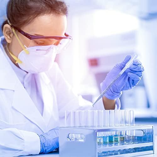 100 Pcs Plastic Transfer Pipettes, 5ml Calibrated Dropper Transparent Graduated Pipette Measuring Pipettors for Transferring Essential Oils Perfume Paints DIY Art and Science Laboratory (5ml)