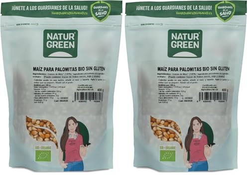 Maiz Palomitas Bio 400 gramos (Paquete de 2)