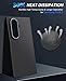 Docarbofi for Samsung Galaxy Z Fold 7 Case, Carbon Fiber Case for Z Fold 7, Ultra Slim & Thin Minimalist Protective Cover, NO-case Feeling, 600D Aramid Compatible with Magnet-2Pcs Screen Protector