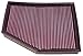 Price comparison product image K&N Engine Air Filter: High Performance, Premium, Washable, Panel Replacement Filter: 2003-2011 (650i, 520i, 540i, 550i, 545i, 645Ci), 33-2294