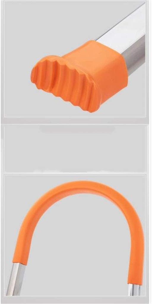 Step Stool Stainless Steel Three-Step Ladder, Outdoor Four-Step Ladder Convenience Store Stationery Store Cosmetics Store Stepladders Household Ladder/120Cm