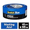 ScotchBlue Original Multi-Surface Painters Tape, 2 Inch Wide (1.88 In. x 60 Yds), 1 Roll Blue Paint Tape Protects Surfaces & Removes Easily, Masking Tape for Indoor and Outdoor Use (2090-48NC) #3