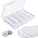 Produktbild TOPWINRR Münze Halter Kapseln Aufbewahrungsbox mit Schaumstoffdichtung Sammlung 100 stücke Kunststoff (17/20/25/27 / 30mm)