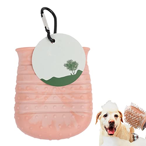 Fowybe Pfotenreiniger für Hunde - 2 in 1 Hundepfotenreiniger Badebürste - Reinigungsbürsten-Fußreiniger für die Welpenpflege, Haustier-Reinigungsbürsten-Fußwaschmaschine