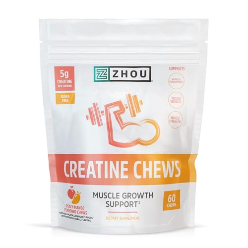 ZHOU Creatine Chews Peach Mango