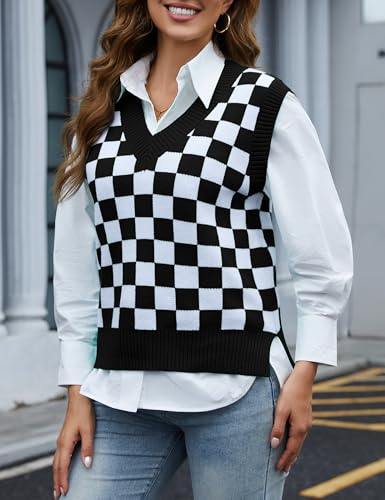 Women's Christmas Sweater Vest - Valentines, Mothers & St. Patrick's Day Outfits for Mom3