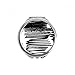 Brushwork Irregular Line Texture Hand Compact Mirror Round Portable Pocket Glass