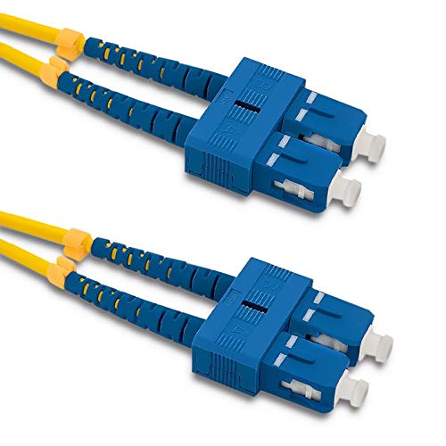 Qoltec 54001 câble de Fibre Optique 2 m SC/UPC Jaune