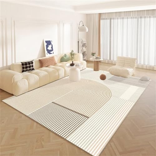 Tapis de salon XXL lavable antidérapant gris 100x200cm - 2