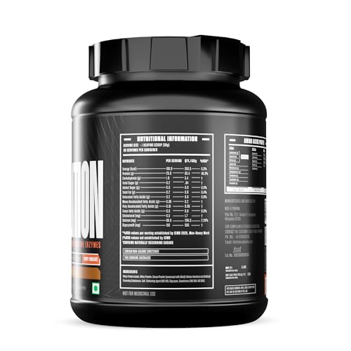 Image of The Isolation Pure Whey Isolate With Digestive Enzymes | 25g Protein | 5.6g BCAAs | 150mg Digestive Enzyme | Zero Added Sugar | Whey Isolate (907 gm, Chocolate)