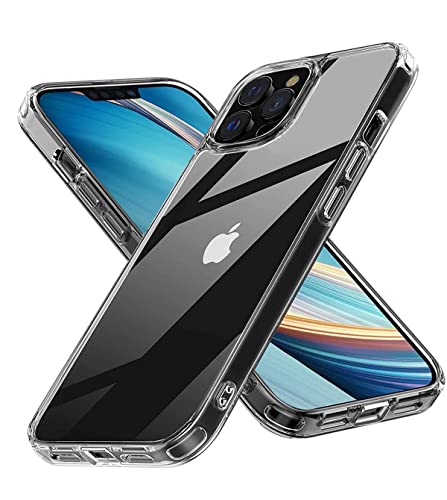 Image of Soft Flexible Silicone Back Cover Compatible with iPhone 13 Pro Max, Transparent Case