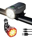 Amazon Victoper Bike Lights Front and Back 9 LED Bike Lights featuring IP65 waterproofing rechargeable set for prolonged use lightweight 8-hour running time bicycle lights perfect for road and mountain night riding #ad