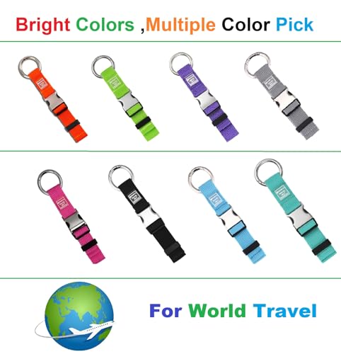 Image of 2PCS Heavy Duty Add a Bag Luggage Straps Jacket Gripper,Carry-on Luggage Belt Baggage Suitcase Straps Belts Travel Accessories(Purple)