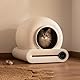 Cecotec Selbstreinigende Katzentoilette Pumba 8000 CleanKitty Smart. 18W, 9L Kapazität, Dreifaches Desodorierungssystem, WiFi-Steuerung und Display, Leise und Sicher mit Infrarotsensor