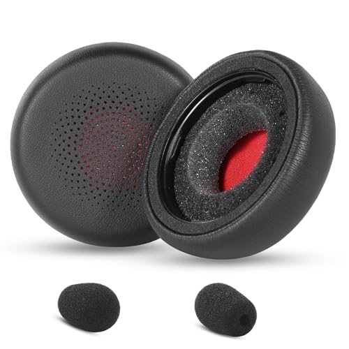 Coussinets Yealink BH70 WH64 en similicuir haut de gamme pour la rénovation de casque